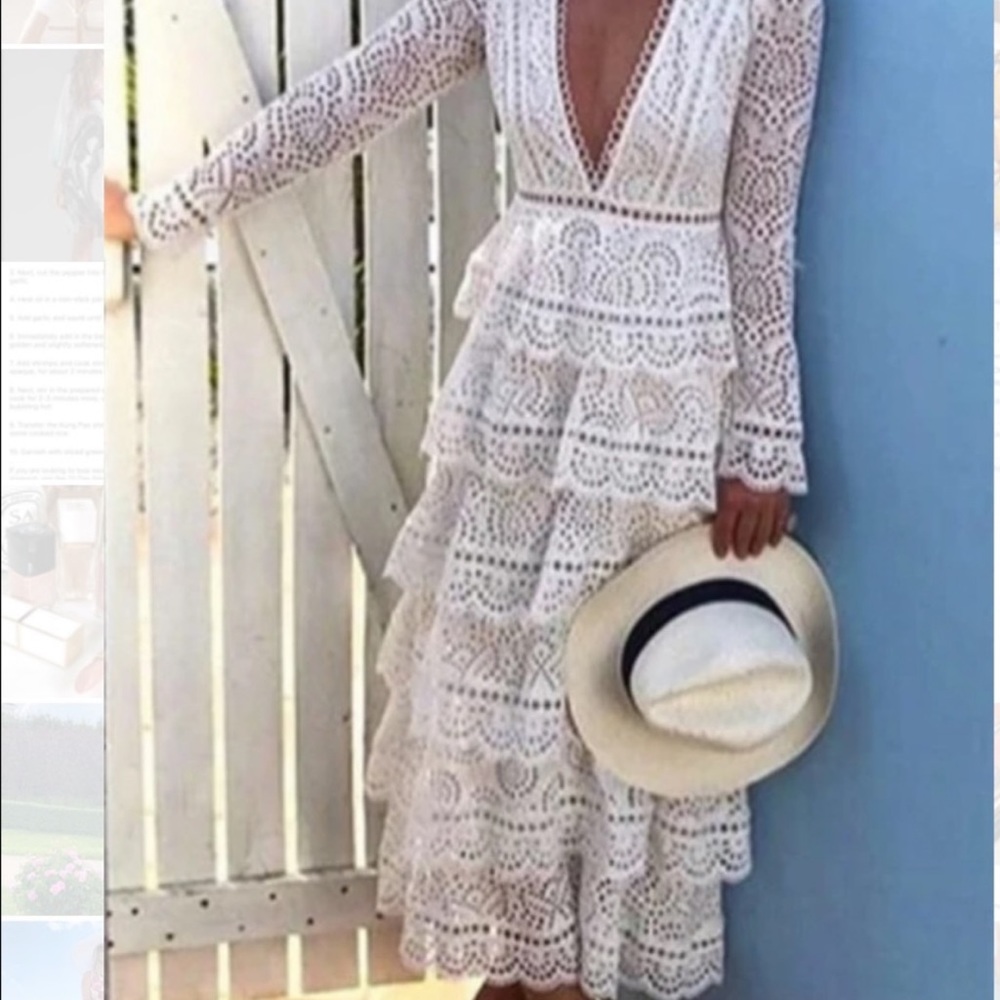 White dress